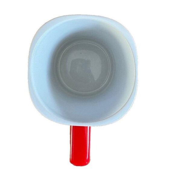 Vintage Nescafe Red Christmas Mug with Collectible Ceramic Design Christmas Char - Picture 2 of 6